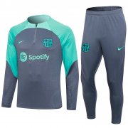 23-24 Barcelona Grey Soccer Football Training Kit Man
