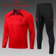 22-23 Liverpool Red Soccer Football Training Kit (Jacket + Short) Youth