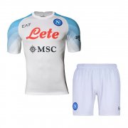 22-23 Napoli Away Soccer Football Kit (Top + Shorts) Youth
