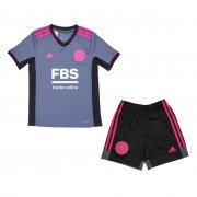 21-22 Leicester City Third Youth Soccer Football Kit (Shirt + Short)
