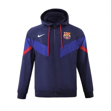 23-24 Barcelona Royal All Weather Windrunner Soccer Football Jacket Man