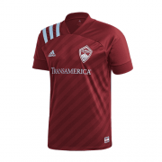 2020-21 Colorado Rapids Home Red Men Soccer Football Kit