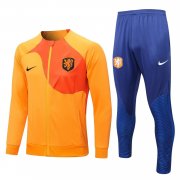 22-23 Netherlands Orange Soccer Football Training Kit (Jacket + Pants) Man