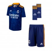 21-22 Real Madrid Away Youth Soccer Football Kit (Shirt+Short+Socks)