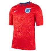 21-22 England Red Short Soccer Football Training Shirt Man