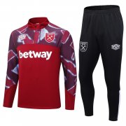 23-24 West Ham United Wine Soccer Football Training Kit Man