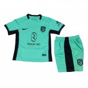 23-24 Atletico Madrid Third Soccer Football Kit (Top + Short) Youth