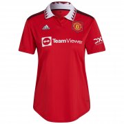 22-23 Manchester United Home Soccer Football Kit Woman