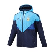 2023 Argentina Blue All Weather Windrunner Soccer Football Jacket Man