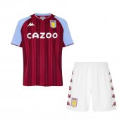 21-22 Aston Villa Home Youth Soccer Football Kit (Shirt + Short)