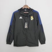 22-23 Real Madrid Black All Weather Windrunner Soccer Football Jacket Top Man