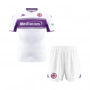 21-22 ACF Fiorentina Away Youth Soccer Football Kit (Top + Short)
