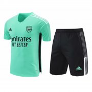 21-22 Arsenal Green Soccer Football Kit (Shirt + Short) Man