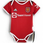 22-23 Manchester United Home Soccer Football Kit Baby