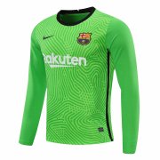 20-21 Barcelona Goalkeeper Green Long Sleeve Man Soccer Football Kit