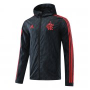 22-23 Flamengo Black - Red Logo All Weather Windrunner Soccer Football Jacket Man #Hoodie
