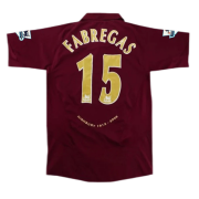 2005/2006 Arsenal Home Soccer Football Kit Man #Retro FABREGAS #15