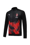 2019-20 AC Milan Black Men Soccer Football Jacket Top