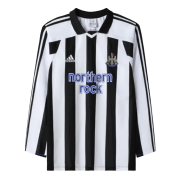 2003/2004 Newcastle Home Soccer Football Kit Man #Retro Long Sleeve