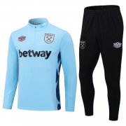 23-24 West Ham United Blue Soccer Football Training Kit Man