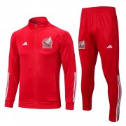 2023 Mexico Red Soccer Football Training Kit (Jacket + Pants) Man