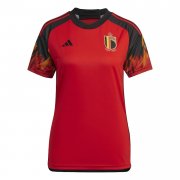 2022 Belgium Home Soccer Football Kit Woman