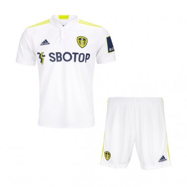 21-22 Leeds United Home Youth Soccer Football Kit (Shirt + Short)