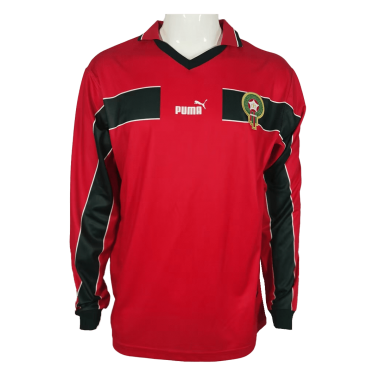 1998 Morocco Third Away Soccer Football Kit Man #Retro Long Sleeve