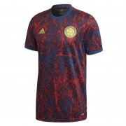 21-22 Colombia Red Short Soccer Football Training Shirt Man