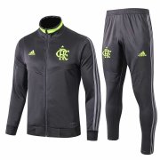 2019-20 Flamengo Deep Grey Men Soccer Football Jacket + Pants