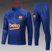 22-23 Barcelona Blue 3D Soccer Football Training Kit Youth