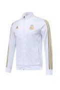 2019-20 Real Madrid White Men Soccer Football Jacket Top