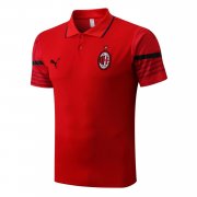 22-23 AC Milan Red Soccer Football Polo Top Man