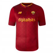 22-23 AS Roma Home Soccer Football Kit Man #Player Version