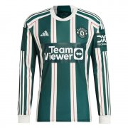 23-24 Manchester United Away Soccer Football Kit Man #Long Sleeve