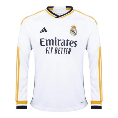 23-24 Real Madrid Home Soccer Football Kit Man #Long Sleeve