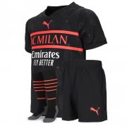 21-22 AC Milan Third Youth Soccer Football Kit (Shirt+Short+Socks)