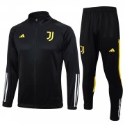 23-24 Juventus Black Soccer Football Training Kit (Jacket + Pants) Man