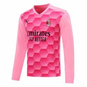 20-21 AC Milan Goalkeeper Pink Long Sleeve Man Soccer Football Kit