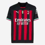 22-23 AC Milan Home Soccer Football Kit Man #Player Version