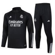 23-24 Real Madrid Black Soccer Football Training Kit Man