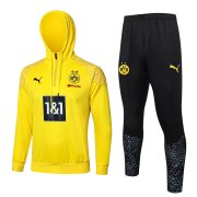 23-24 Borussia Dortmund Yellow Soccer Football Training Kit (Sweatshirt + Pants) Man #Hoodie