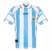 1996/1997 Argentina Retro Home Soccer Football Kit Man
