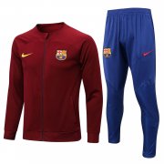 22-23 Barcelona Burgundy Soccer Football Training Kit (Jacket + Pants) Man
