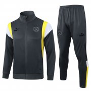 23-24 Borussia Dortmund Grey Soccer Football Training Kit (Jacket + Pants) Man