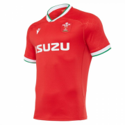 20-21 Wales Home Red Rugby Soccer Football Kit Man