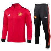 23-24 Manchester United Red Soccer Football Training Kit (Jacket + Pants) Man