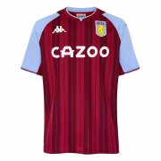 21-22 Aston Villa Home Man Soccer Football Kit