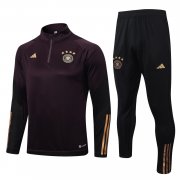 2022 Germany Maroon Soccer Football Training Kit Man