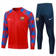 23-24 Barcelona Red Soccer Football Training Kit (Jacket + Pants) Man